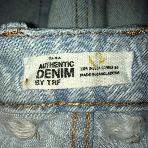 Zara Authentic Denim by TRF short size 25: waist - Picture 3 of 3